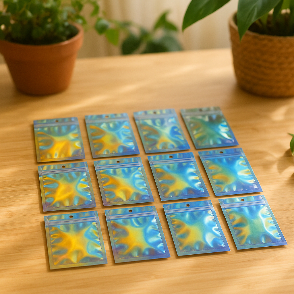 Smell-Proof Holographic Bags (Pack)